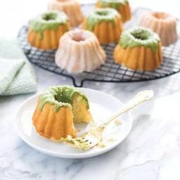 Nordic Ware Anniversary Fluted Mini Bundt Cake Pan, Cast Aluminum, Nonstick thumbnail 3