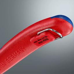 KNIPEX 8 in. High Leverage CoBolt Bolt Cutters with Notched Blade and Tether Attachment thumbnail 7