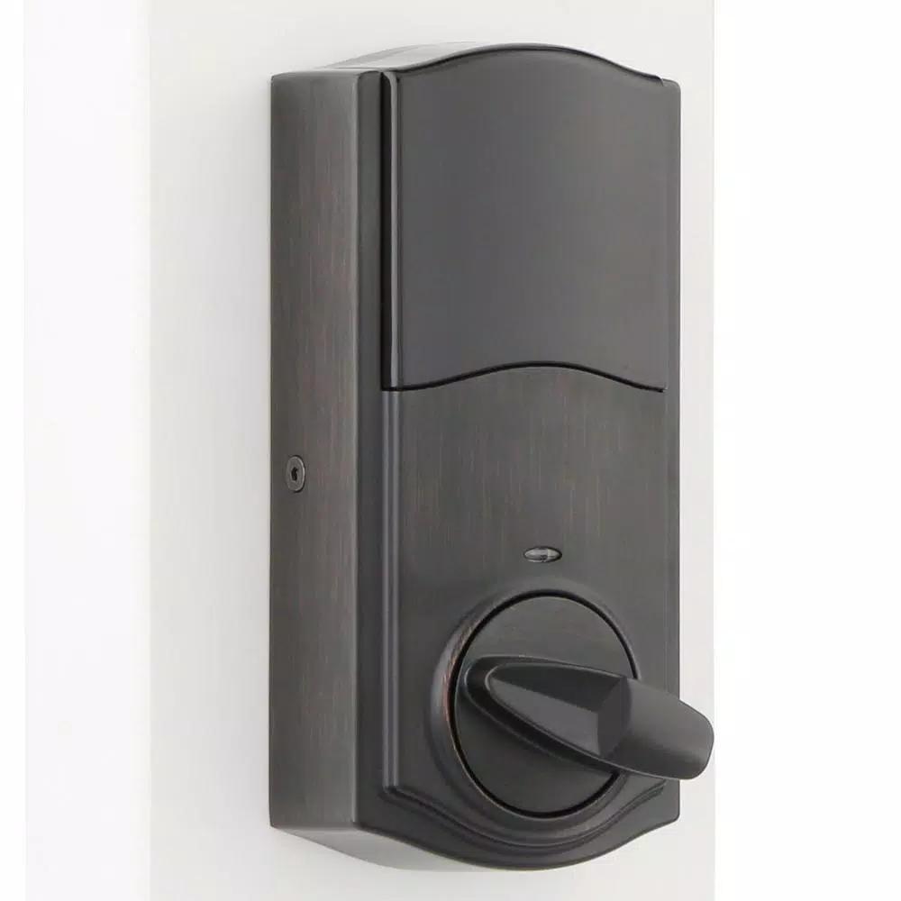 Kwikset SmartCode 916 Z-Wave Smart Deadbolt with SmartKey Security, Venetian Bronze