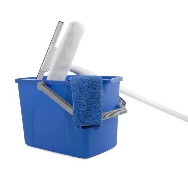 Unger 10 in. Window Washing Starter Kit with Collapsible Pole and Bucket