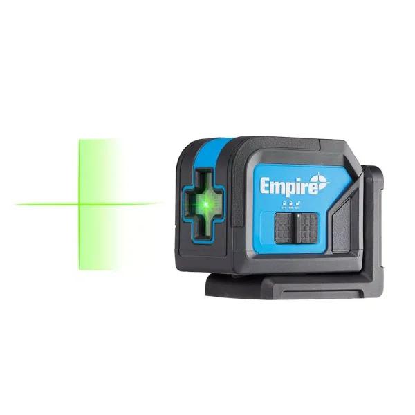 Empire Green Self-Leveling Cross Line Laser Level, 75 ft. Range