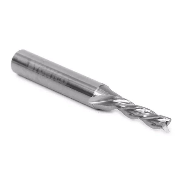 Yonico 5/32 in. 3-Flute Downcut Spiral End Mill, 1/4 in. Shank Solid Carbide CNC Router Bit