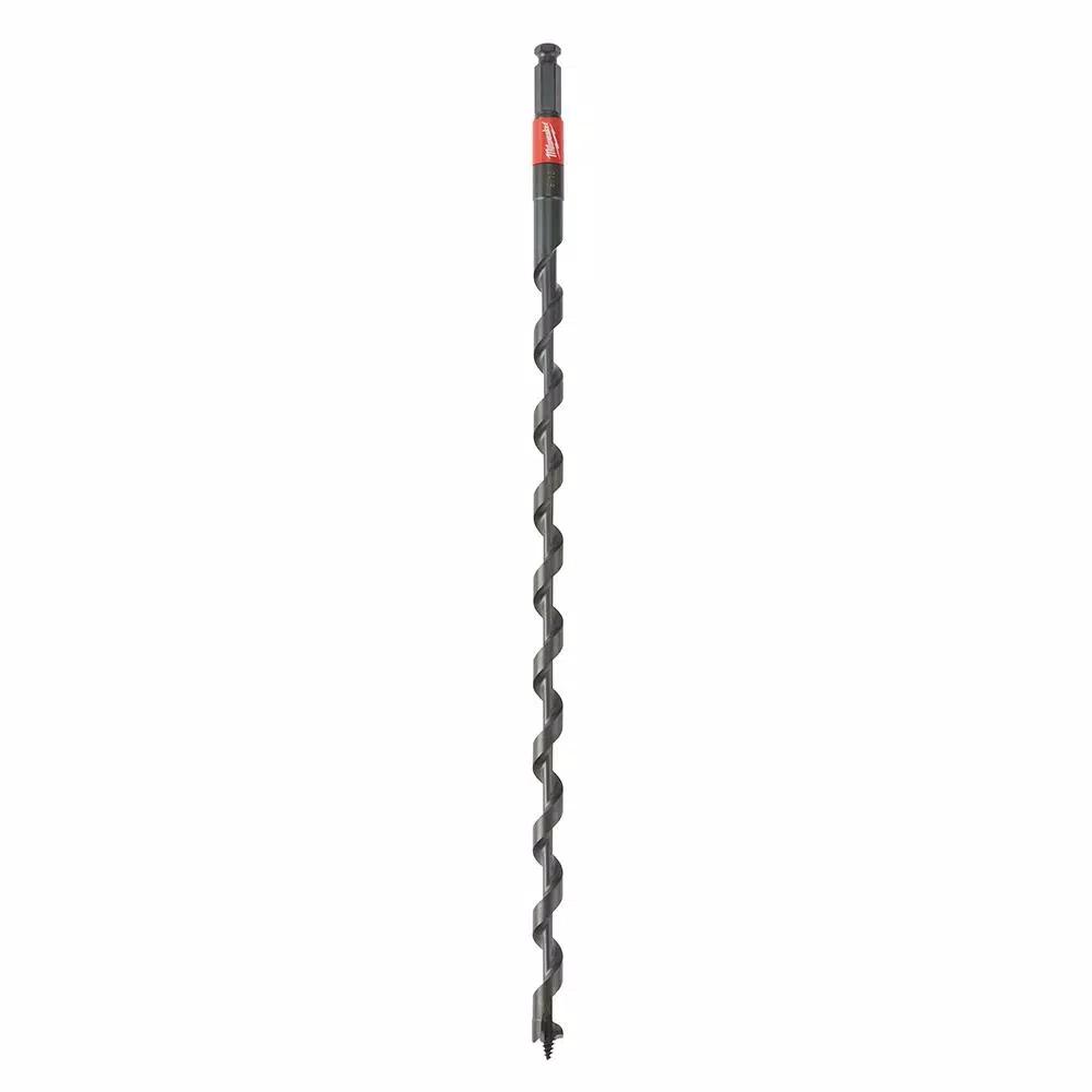Milwaukee SHOCKWAVE 1/2 in. x 24 in. Carbon Lineman's Impact Auger Bit