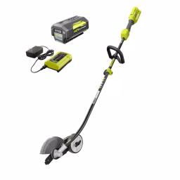 RYOBI 40V Lithium-Ion Expand-It Cordless Power Head with Edger Attachment, 4 Ah Battery and Charger Included thumbnail 1