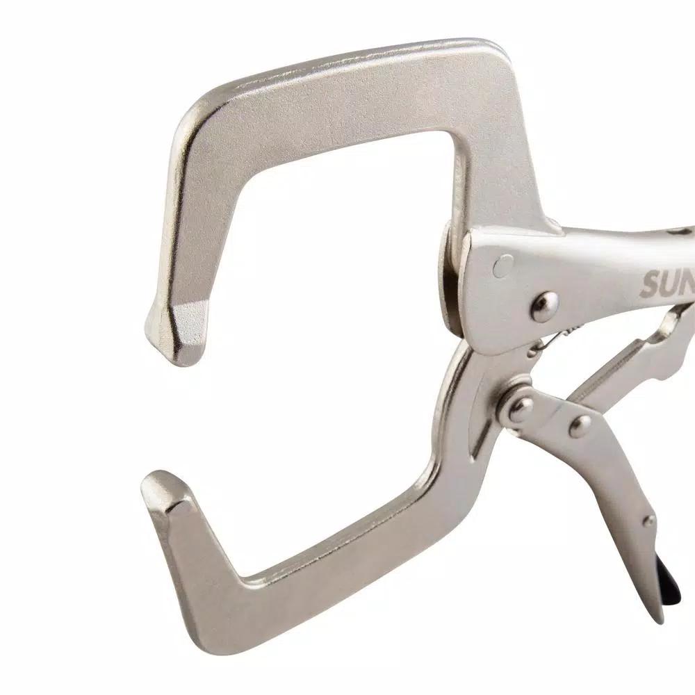 SUNEX TOOLS Sunex LC11 11 in. Locking C-Clamp with 3-3/8 in. Jaw Capacity