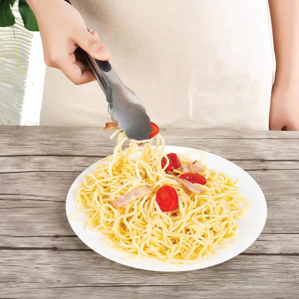 Fox Run Stainless Steel Tongs Bundle with Polypropylene Grips