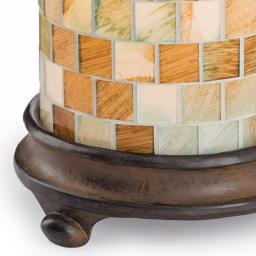 Candle Warmers Etc 8.8 in. Sea Glass Illumination Fragrance Warmer - Coastal Style Wax Melt Burner thumbnail 3
