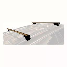 MaxxHaul 52 in. Aluminum Roof Top Cross Bar Set - 150 lbs. Capacity - Pair for Raised Side Rails thumbnail 1