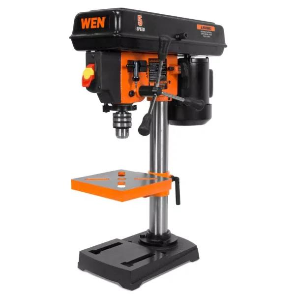 WEN 8 in. 5-Speed Cast Iron Benchtop Drill Press, 2.3 Amp