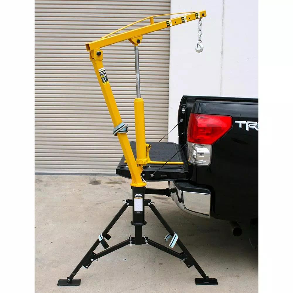 MaxxHaul Hydraulic Receiver Hitch Mounted Crane, 1000 lbs. Capacity