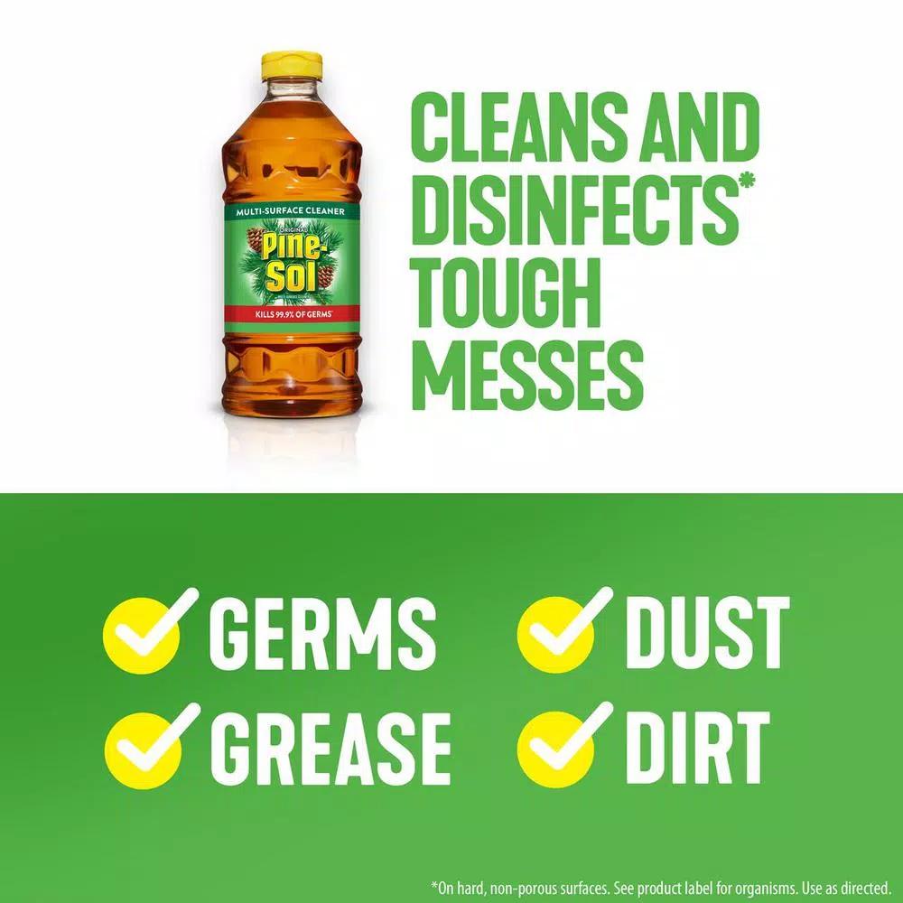 Pine-Sol Original Pine All Purpose Multi-Surface Cleaner Concentrate, 144 oz. (2-Pack)