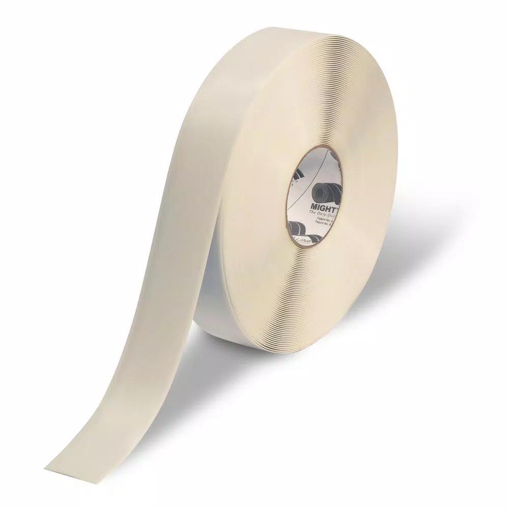 Mighty Line 2 in. White Heavy Duty Safety Floor Tape, 100 ft. Roll
