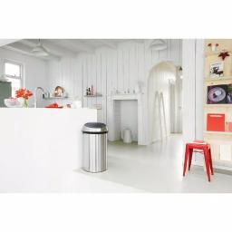 Brabantia 16 Gallon Matte Steel Fingerprint Proof Touch Top Trash Can thumbnail 7