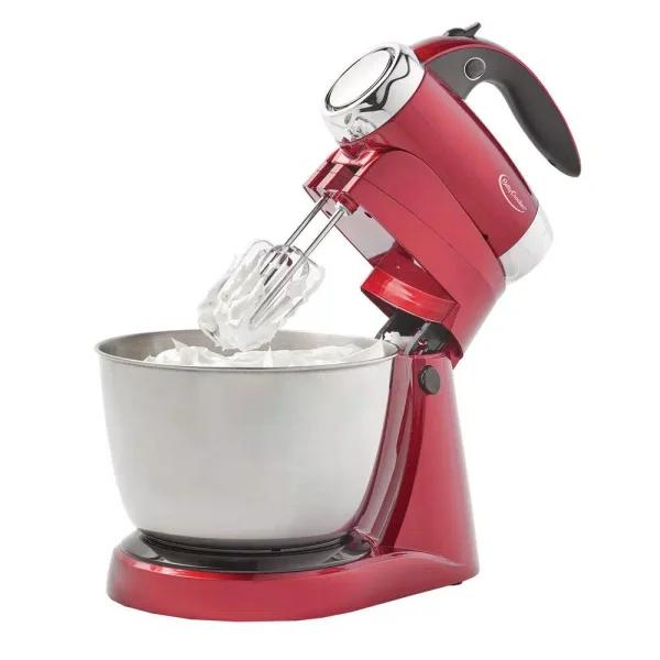 Betty Crocker 3 Qt. 7-Speed Stand Mixer, 300W, Red