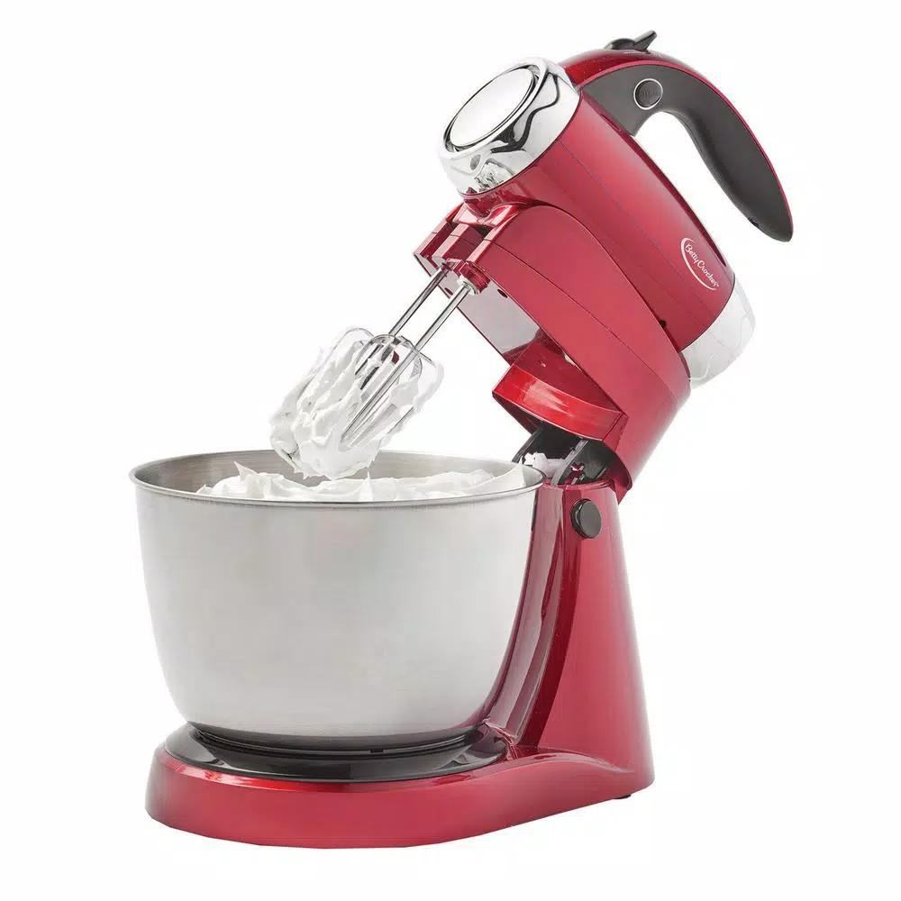Betty Crocker 3 Qt. 7-Speed Stand Mixer, 300W, Red