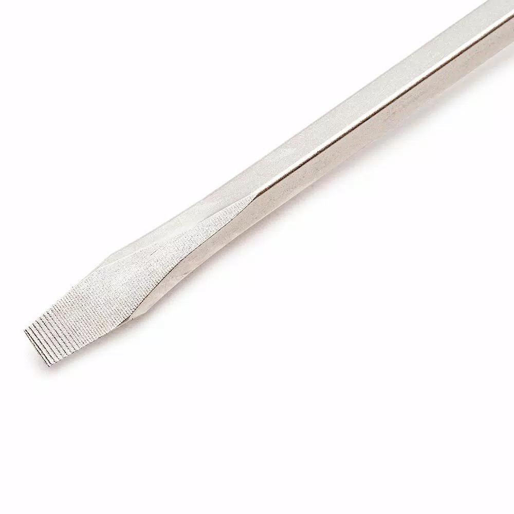 Husky 1/4 in. x 6 in. Slotted Screwdriver with Square Shaft and Acetate Handle