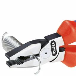 KNIPEX 9 in. High Leverage Combination Pliers with Dual-Component Comfort Grips and Tether Attachment thumbnail 4