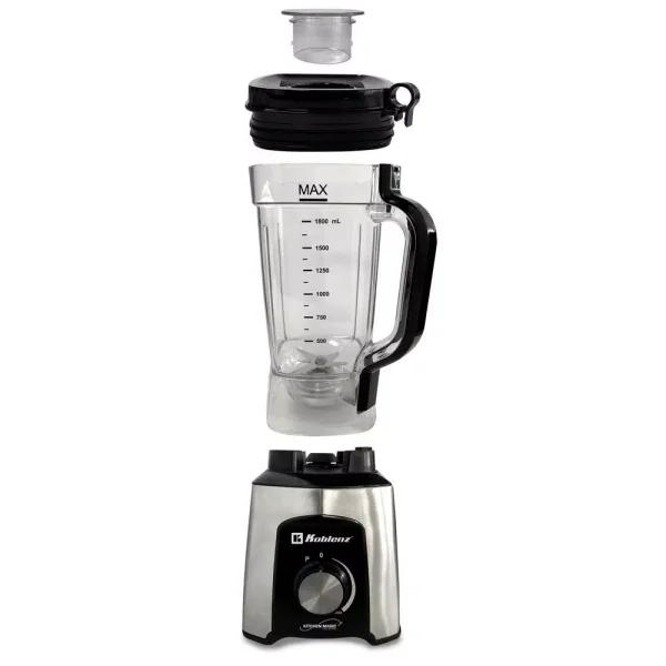 Koblenz Kitchen Magic Collection 600W Variable Speed and Pulse Blender, 67.6 oz Jar, Silver