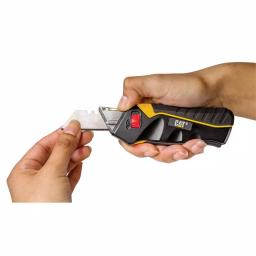 CAT Safety Utility Knife with Comfort Grip and On-Board Blade Storage thumbnail 4