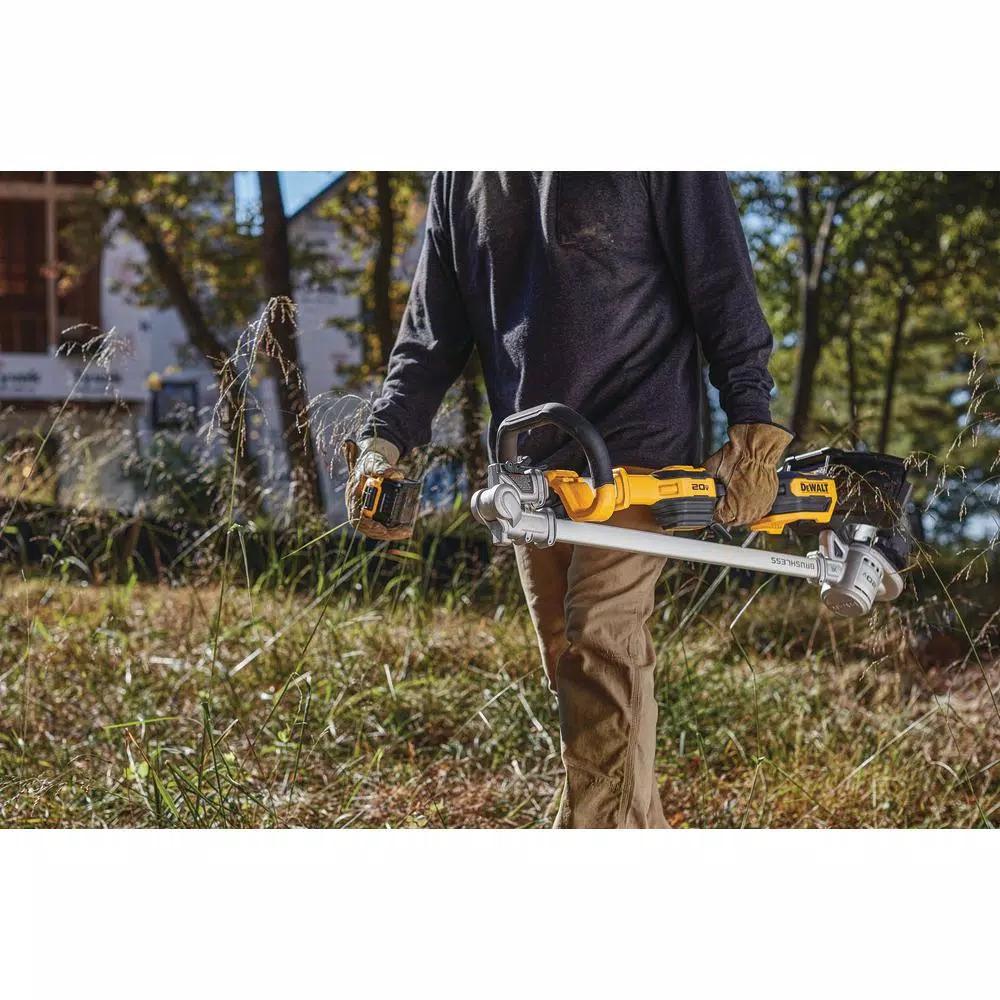 DEWALT 20V MAX Cordless Brushless 3-Tool Combo Kit: 14 in. String Trimmer, 8 in. Pole Saw & 22 in. Hedge Trimmer