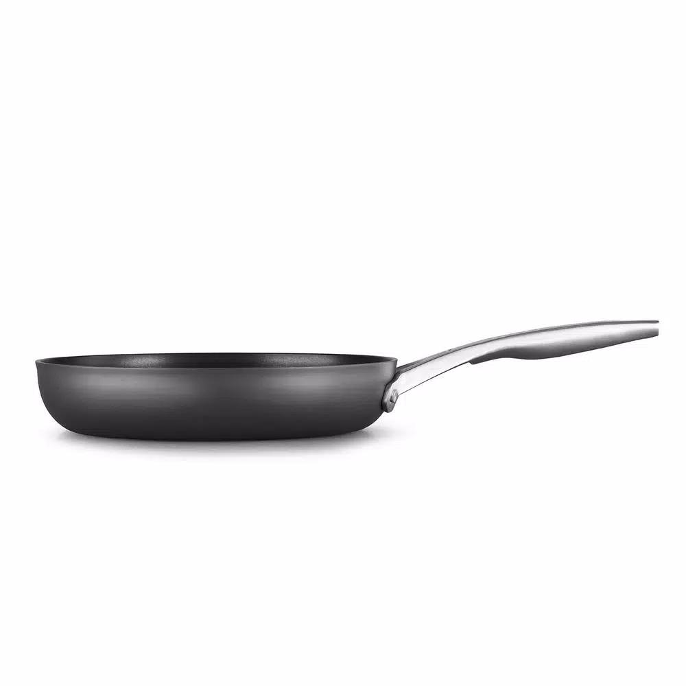Calphalon Premier 13 in. Hard-Anodized Aluminum Nonstick Skillet with Glass Lid, Black