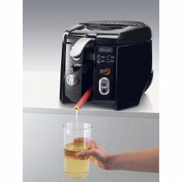 DeLonghi De'Longhi Roto Fry Cool Touch Low Oil Deep Fryer, 1.2L Capacity, Black thumbnail 5