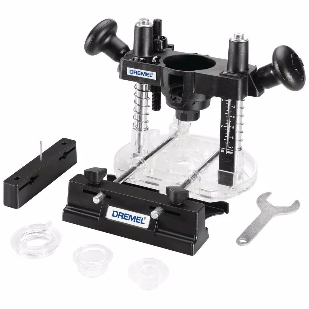 Dremel Plunge Router Attachment and Shaper/Router Table Set for Woodworking