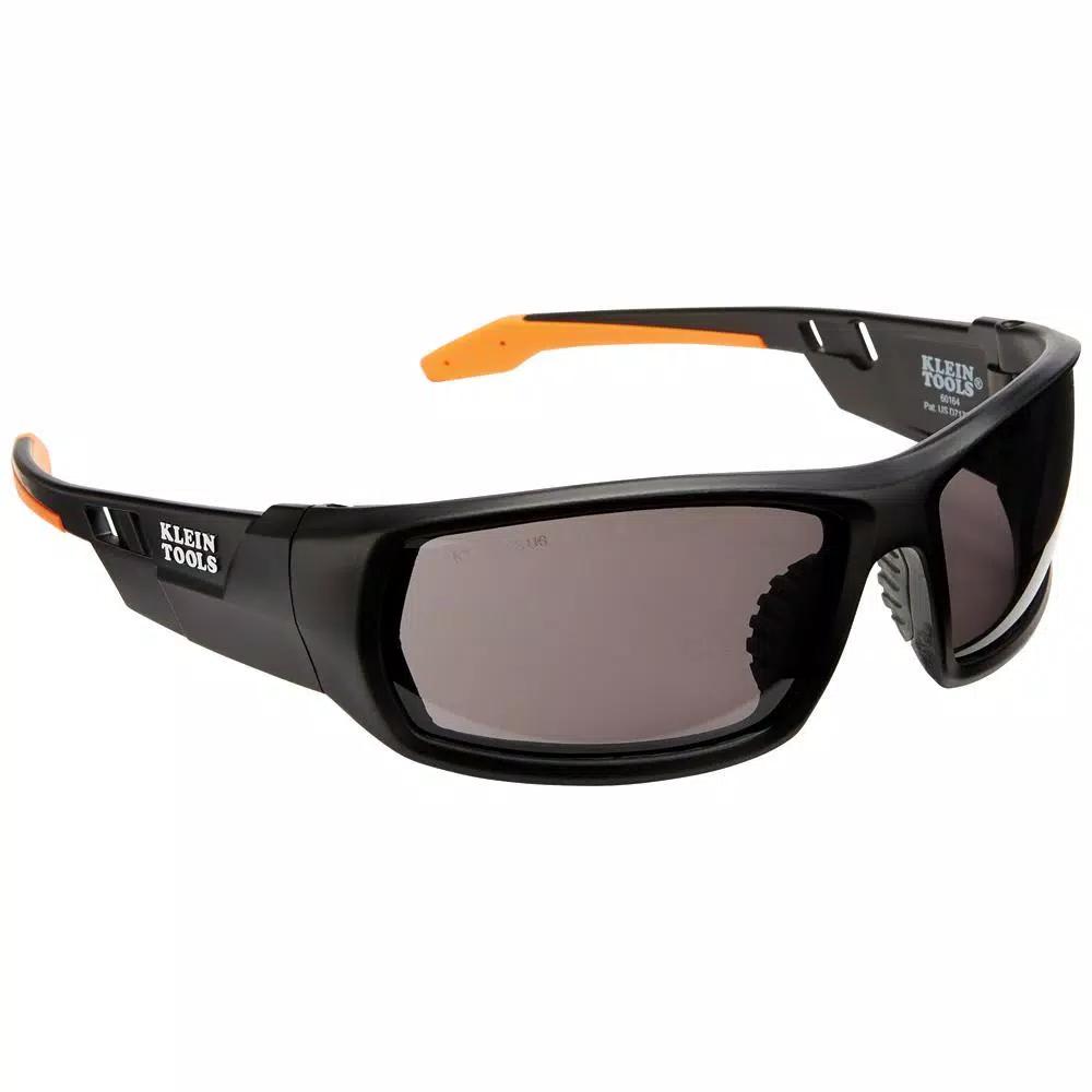 Klein Tools Professional Safety Glasses, Gray Tinted Lens, Full Frame, Impact Resistant