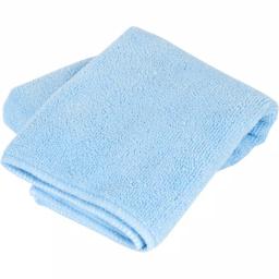 QEP 18 in. x 18 in. Microfiber Multi-Surface Cleaning and Polishing Cloth, Blue thumbnail 1