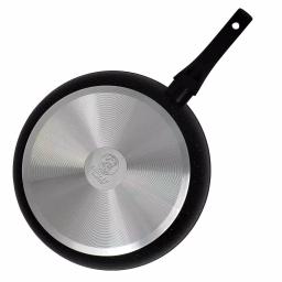 LavoHome Royal Marble 3-Piece Nonstick Forged Aluminum Frying Pan Set, Black thumbnail 2