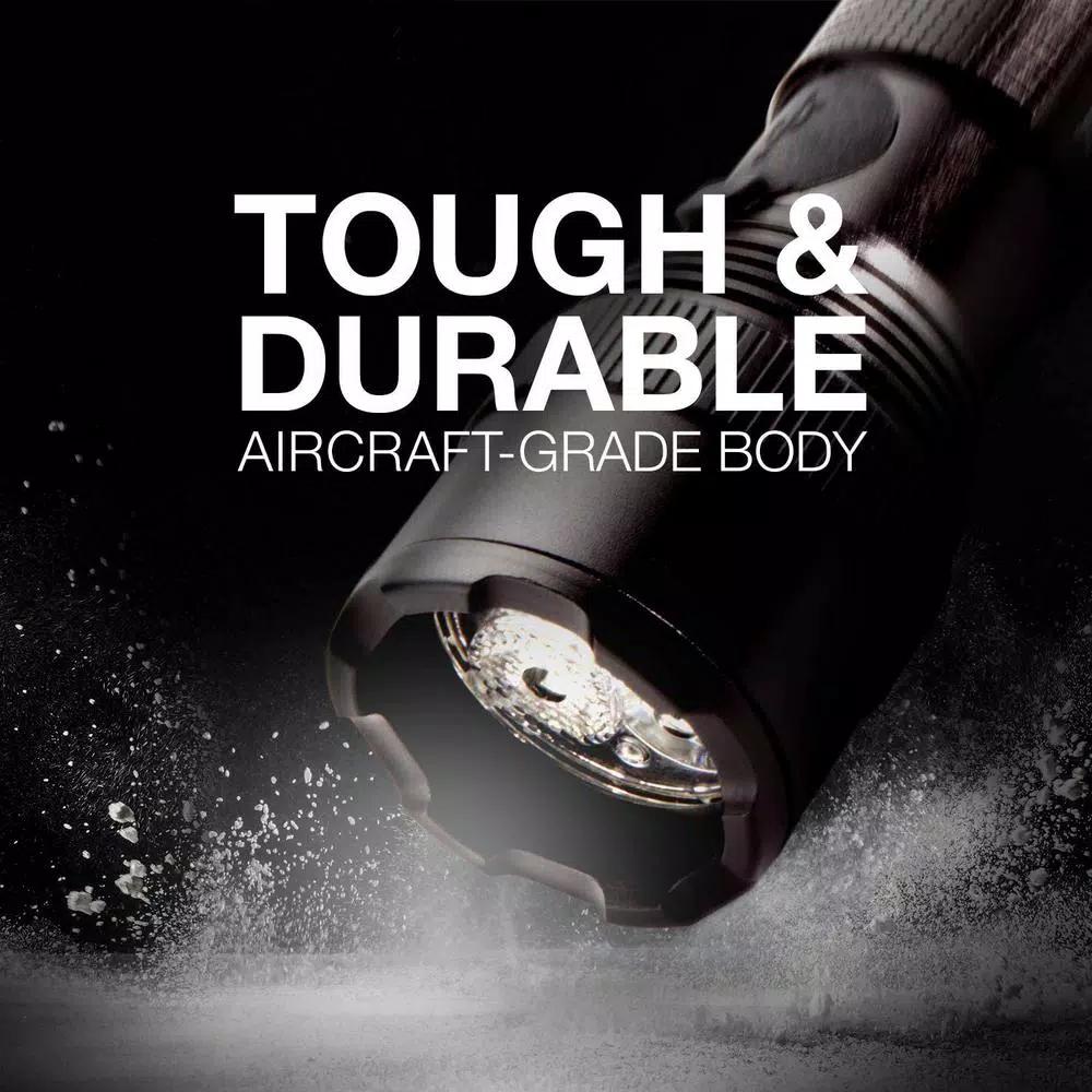 Energizer TAC-R 700 Rechargeable LED Tactical Flashlight, 700 Lumens, Aircraft-Grade Aluminum