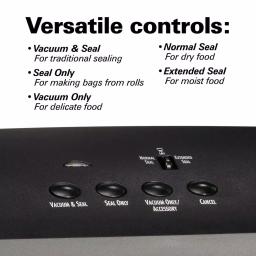 Hamilton Beach NutriFresh Black Food Vacuum Sealer with Extended Seal thumbnail 10