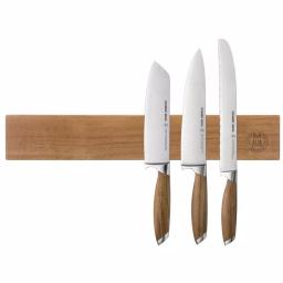 SCHMIDT BROS. Acacia Wood 18 in. Magnetic Knife Bar Wall Mount Storage thumbnail 1