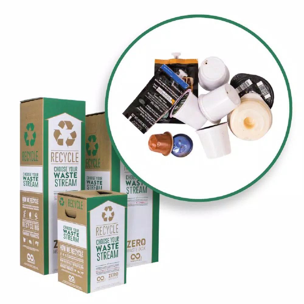 Unbranded TerraCycle Zero Waste Box for Coffee and Tea Capsule Recycling - 18 Gal. Mail Back Container