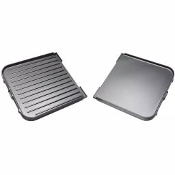 Hamilton Beach 3-in-1 Indoor Grill and Griddle, 180 sq. in. Nonstick Cooking Surface, Black thumbnail 2