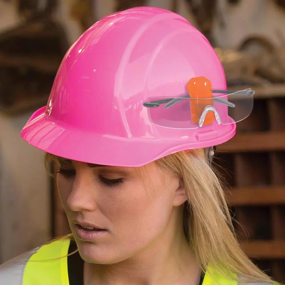 ERB Hi-Viz Orange Eyewear Clip for Hard Hats