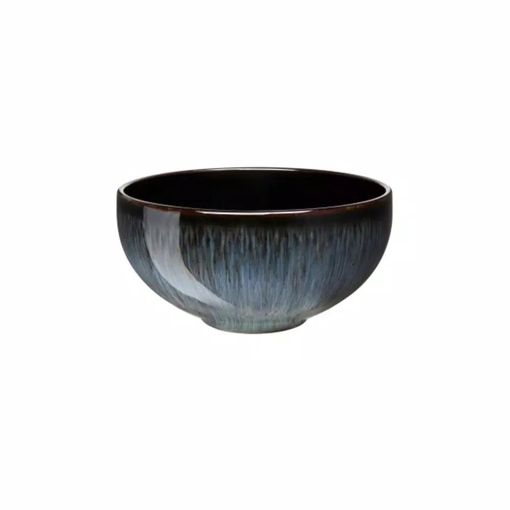 Denby Halo 4 in. Extra Small Serving Bowl - Blue/Black Clay