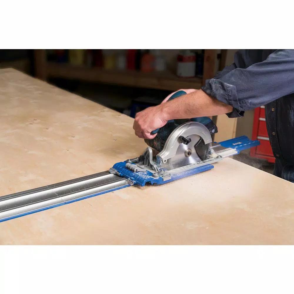 Kreg Accu-Cut and Rip-Cut Circular Saw Track Guide and Rip-Cut Combo with Universal Saw Sled