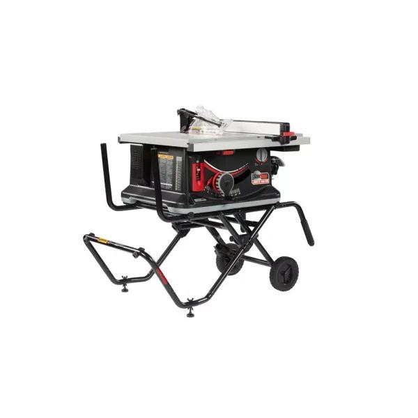 SawStop 10-Inch Jobsite Saw Pro 1.5 HP Table Saw with Mobile Cart Assembly