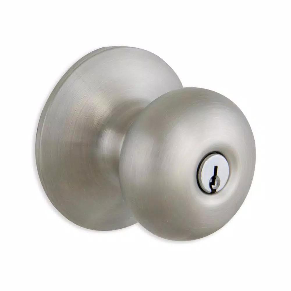 Defiant Berwick Stainless Steel Keyed Entry Door Knob, ANSI Grade 3