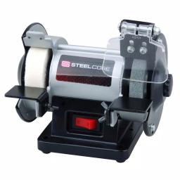 Steel Core 3 in. Mini Multi-Purpose Bench Grinder and Polisher with Buffing Wheel thumbnail 1