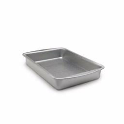 Unbranded 9 x 13 in. Aluminum Rectangle Cake Pan with Pebble Pattern thumbnail 2