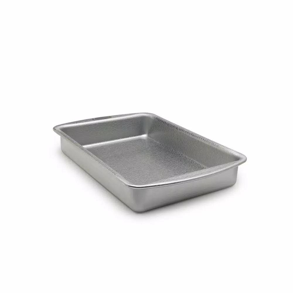 Unbranded 9 x 13 in. Aluminum Rectangle Cake Pan with Pebble Pattern