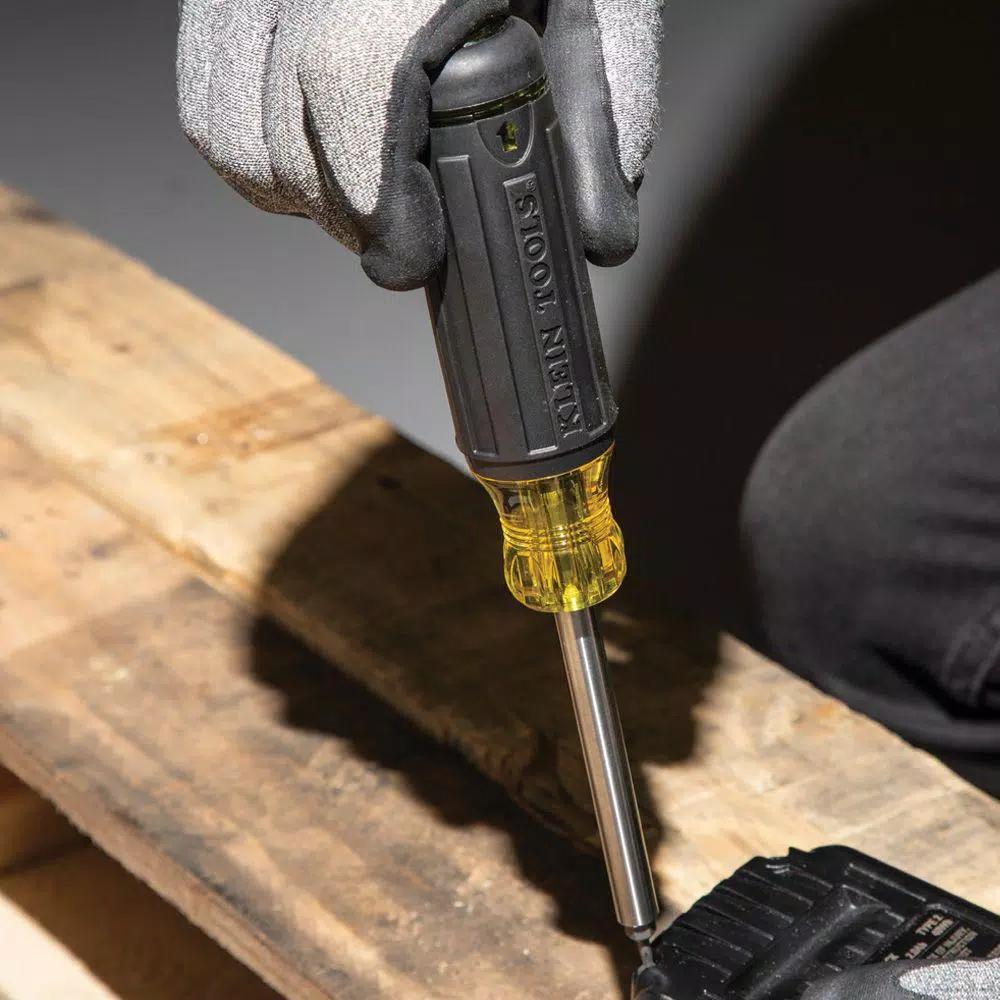 Klein Tools 27-in-1 Multi-Bit Tamperproof Screwdriver with Nut Driver