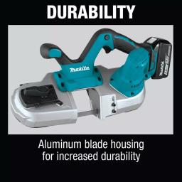 Makita 18V LXT Cordless Compact Band Saw Kit with 5.0 Ah Battery and Charger thumbnail 10