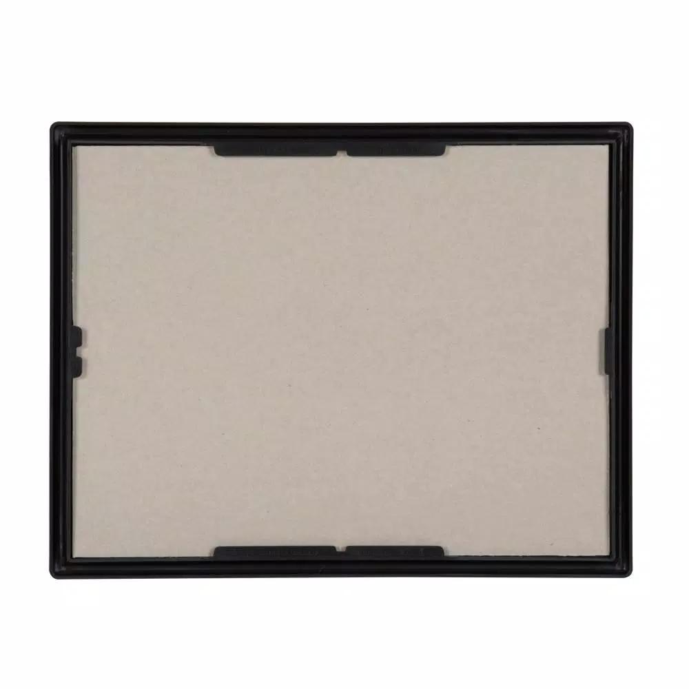 DesignOvation Corporate Document Frames, 8.5 x 11 in., Black with Gold Accent Trim (Set of 12)