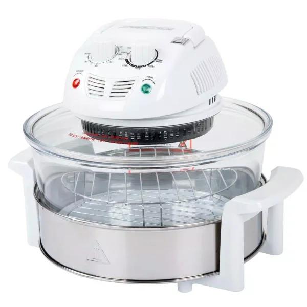 Classic Cuisine Halogen Tabletop Oven with 17 Qt Capacity and 1200W Power