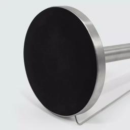 ExcelSteel Stainless Steel Paper Towel Holder with Weighted Base for Countertop thumbnail 2