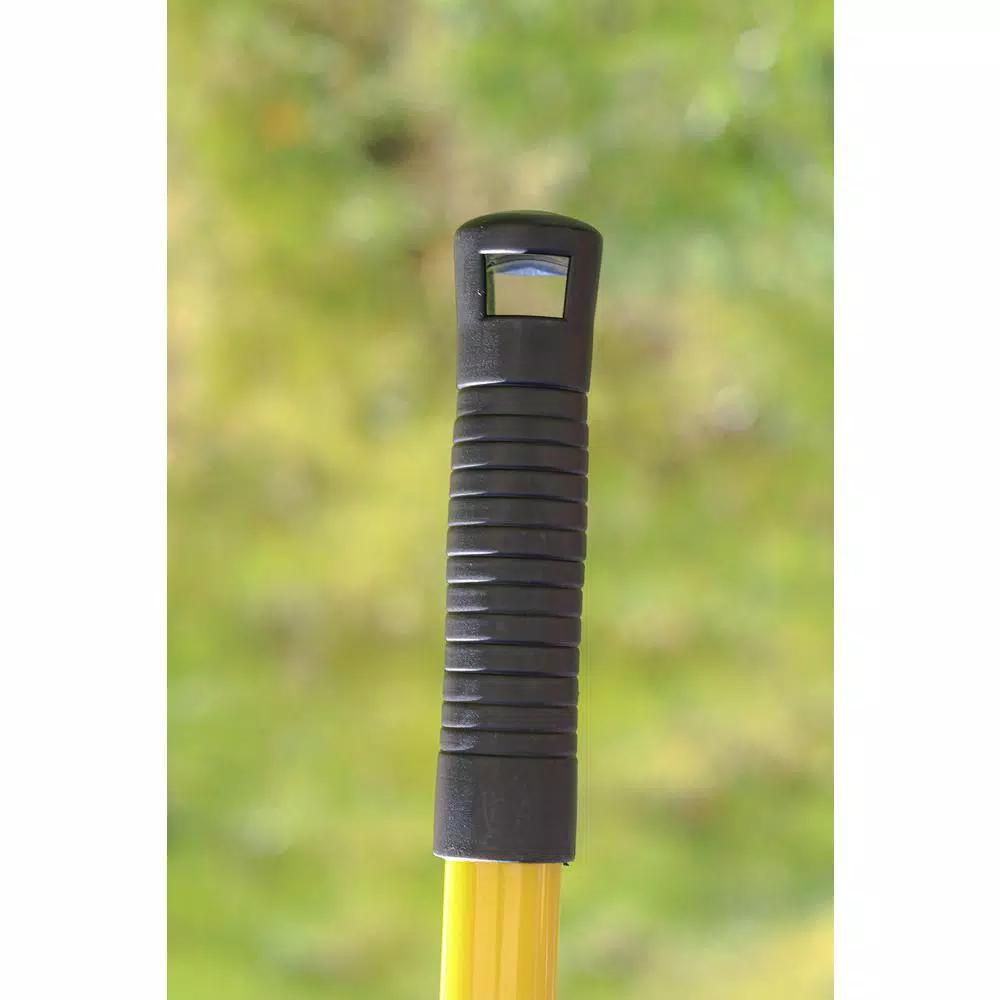 Ettore Professional Trash Picker with Safety Guard - 43 inch High-Visibility Yellow