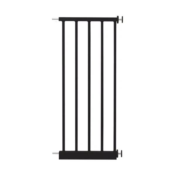 Perma Child Safety 12 in. W x 30 in. H Black Baby Gate Extension Panel for Standard Height Gates